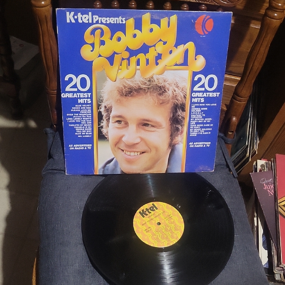 Bobby Vinton~20 Greatest Hits~ Vinyl Record